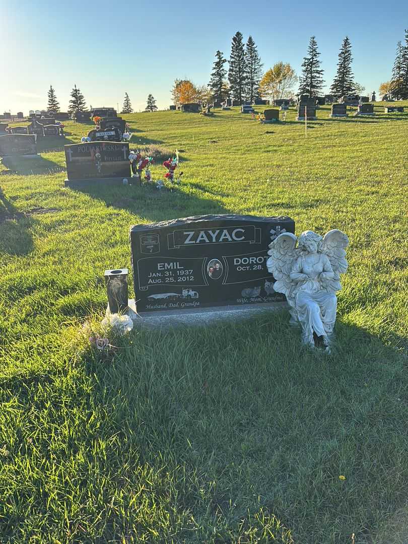 Emil Anthony Zayac's grave. Photo 2