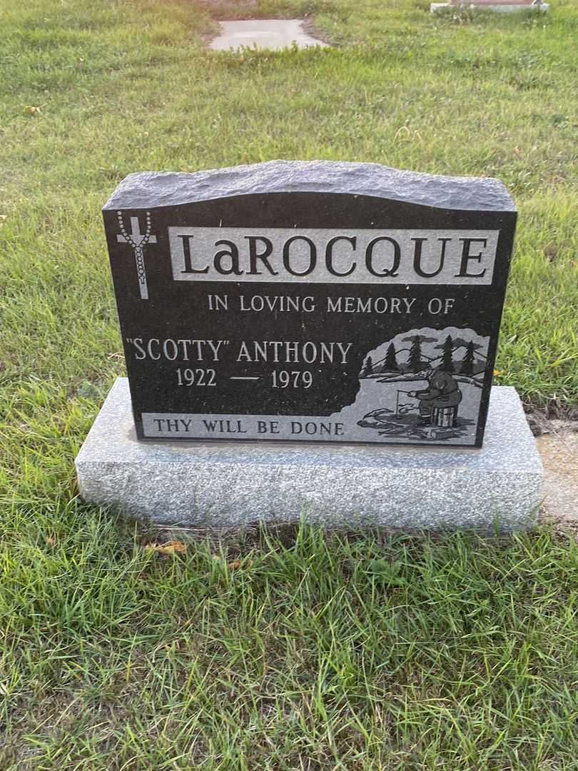 Anthony "Scotty" LaRocque's grave. Photo 1