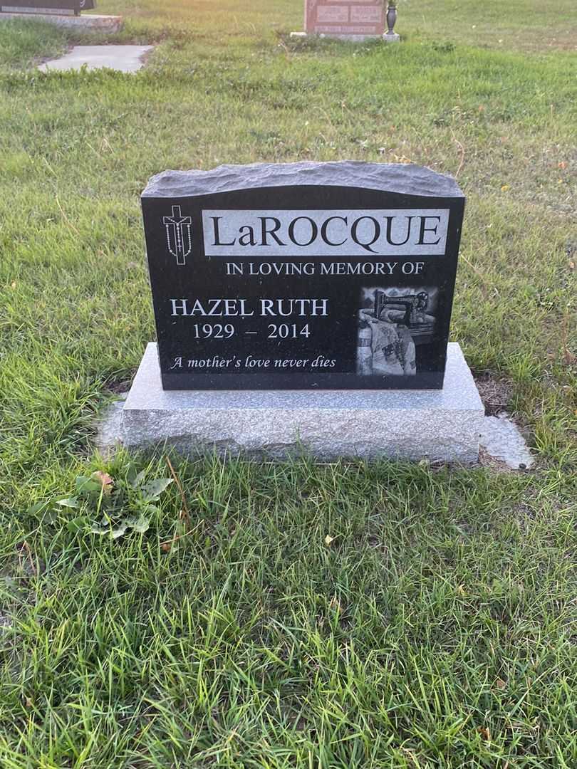Hazel Ruth LaRocque's grave. Photo 1