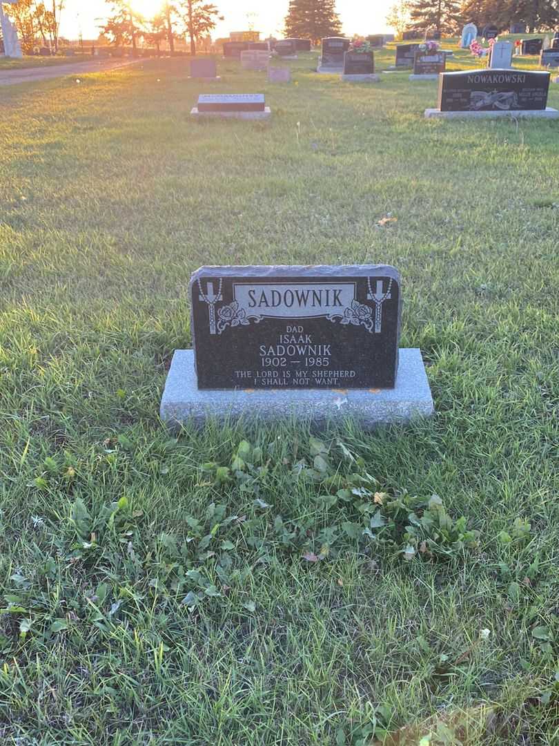 Isaak Babylba Sadownik's grave. Photo 2
