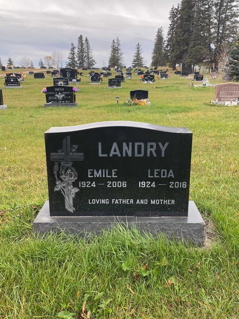 Emile Charles Landry's grave. Photo 1
