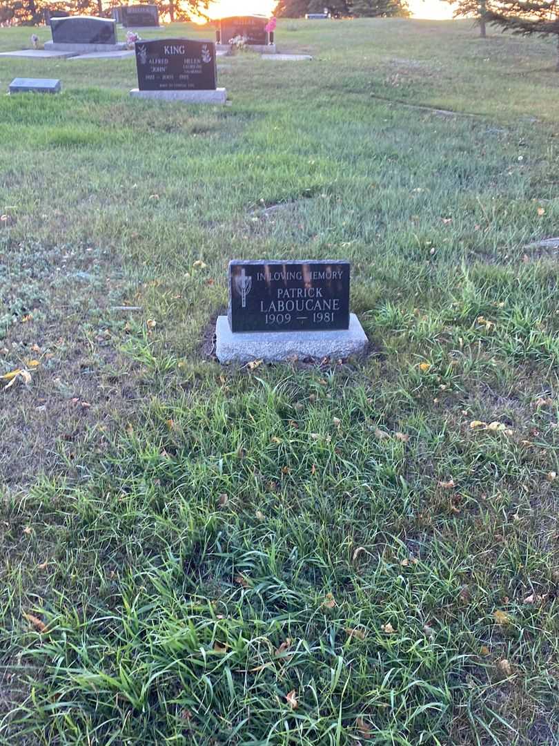 Patrick Laboucane's grave. Photo 2