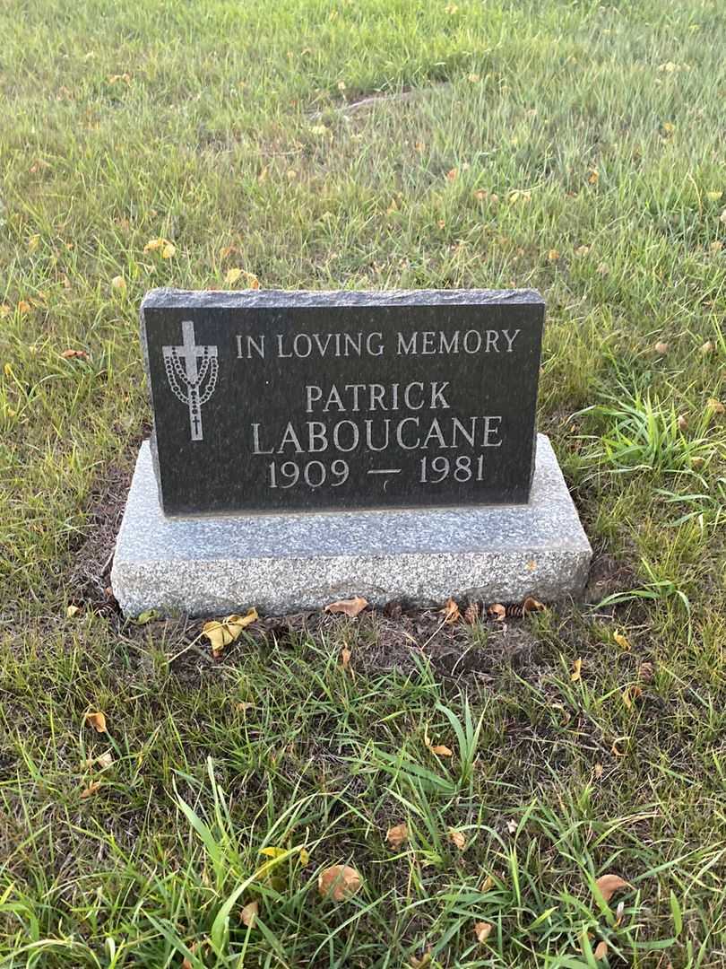 Patrick Laboucane's grave. Photo 1