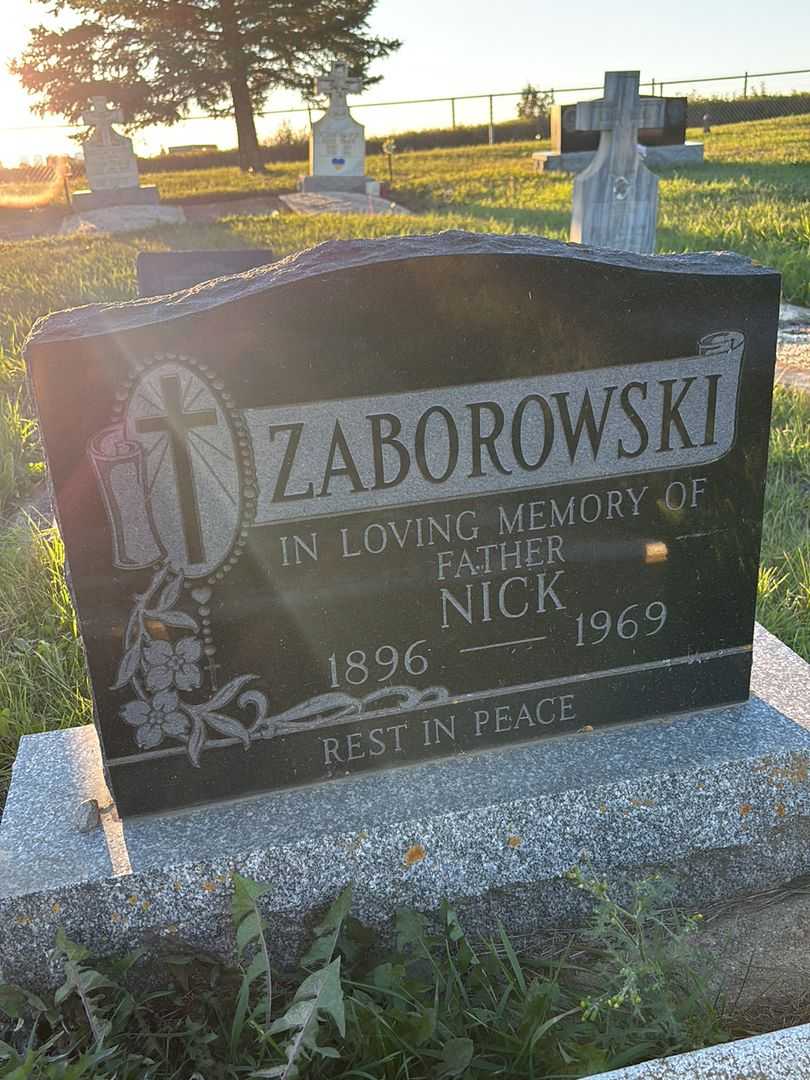 Nick Zaborowski's grave. Photo 1