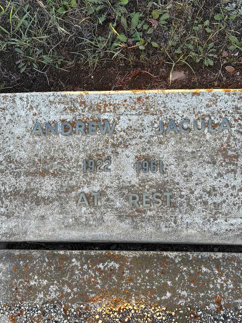 Andrew Jacula's grave. Photo 1