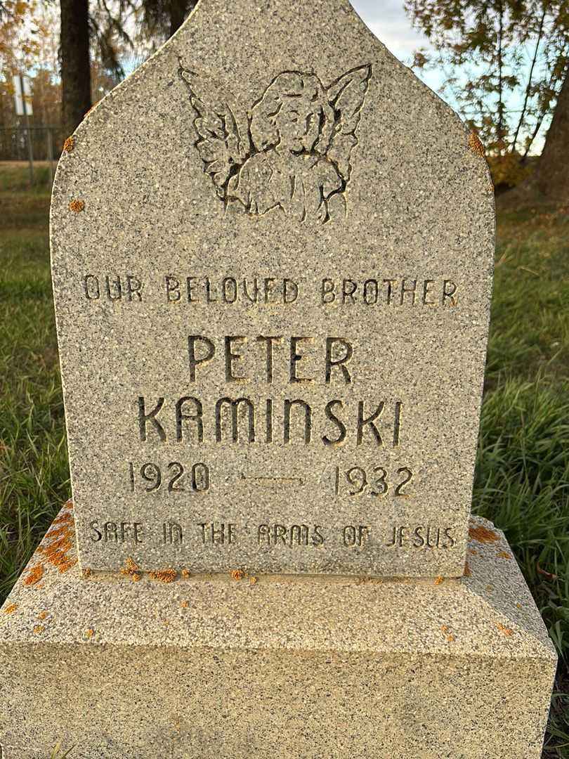 Peter Kaminski's grave. Photo 1