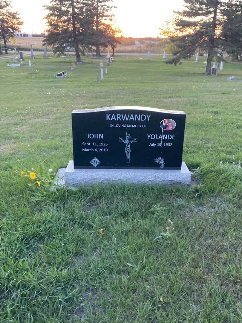 John Karwandy's grave. Photo 2