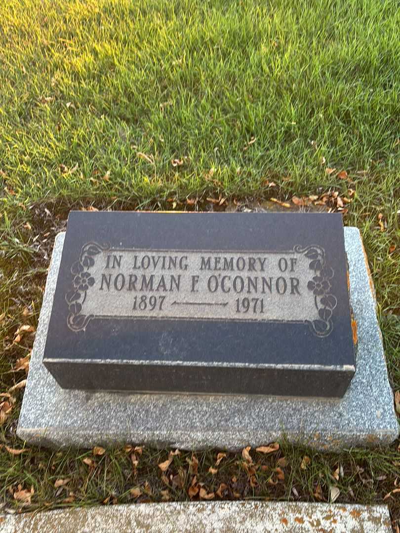Norman Francis O'Connor's grave. Photo 1