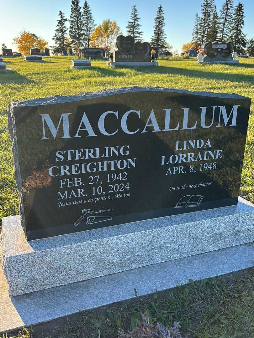 Linda Lorraine MacCallum's grave. Photo 1