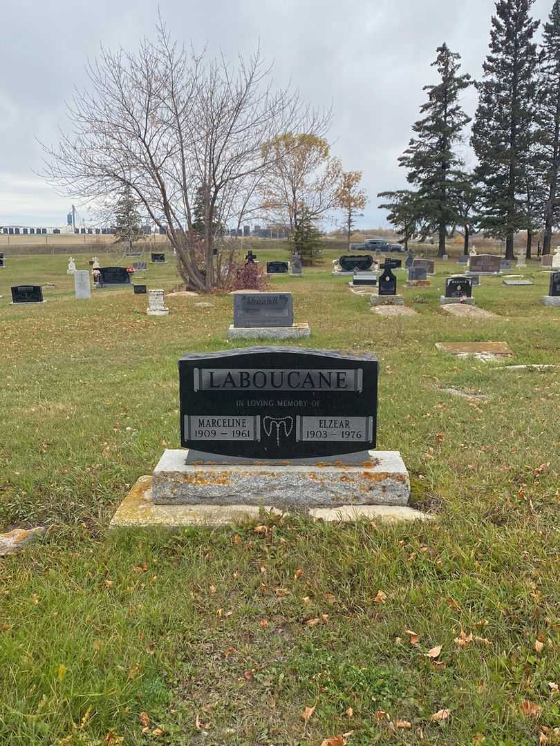 Marceline Laboucane's grave. Photo 2