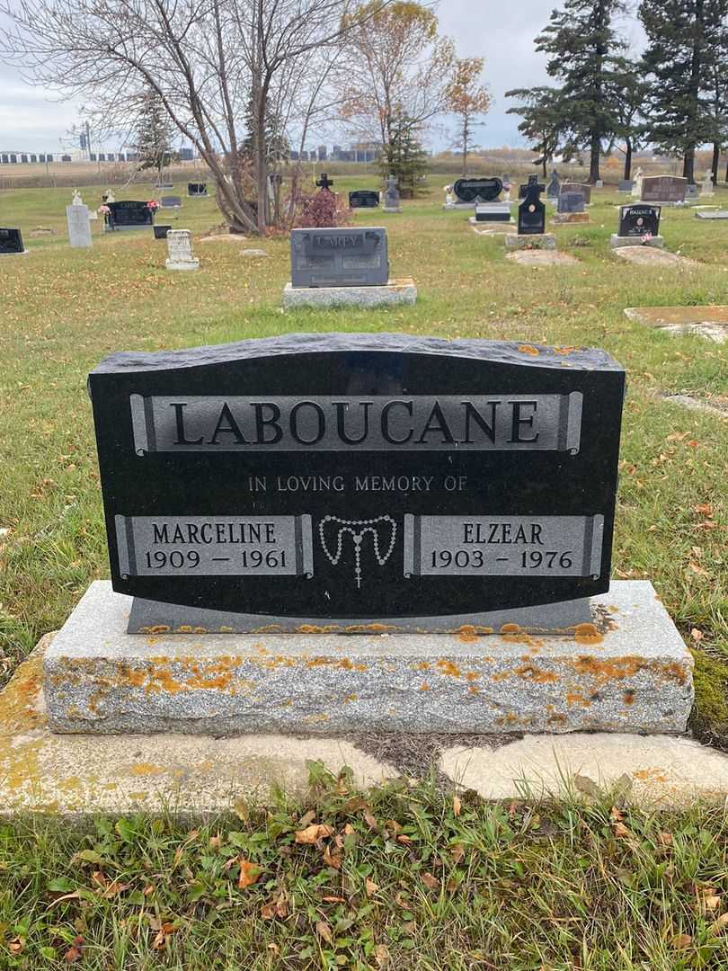 Marceline Laboucane's grave. Photo 1