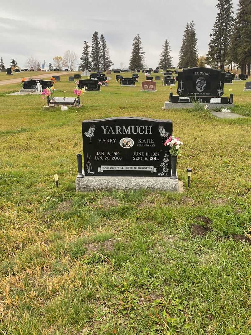 Harry Yarmuch's grave. Photo 2
