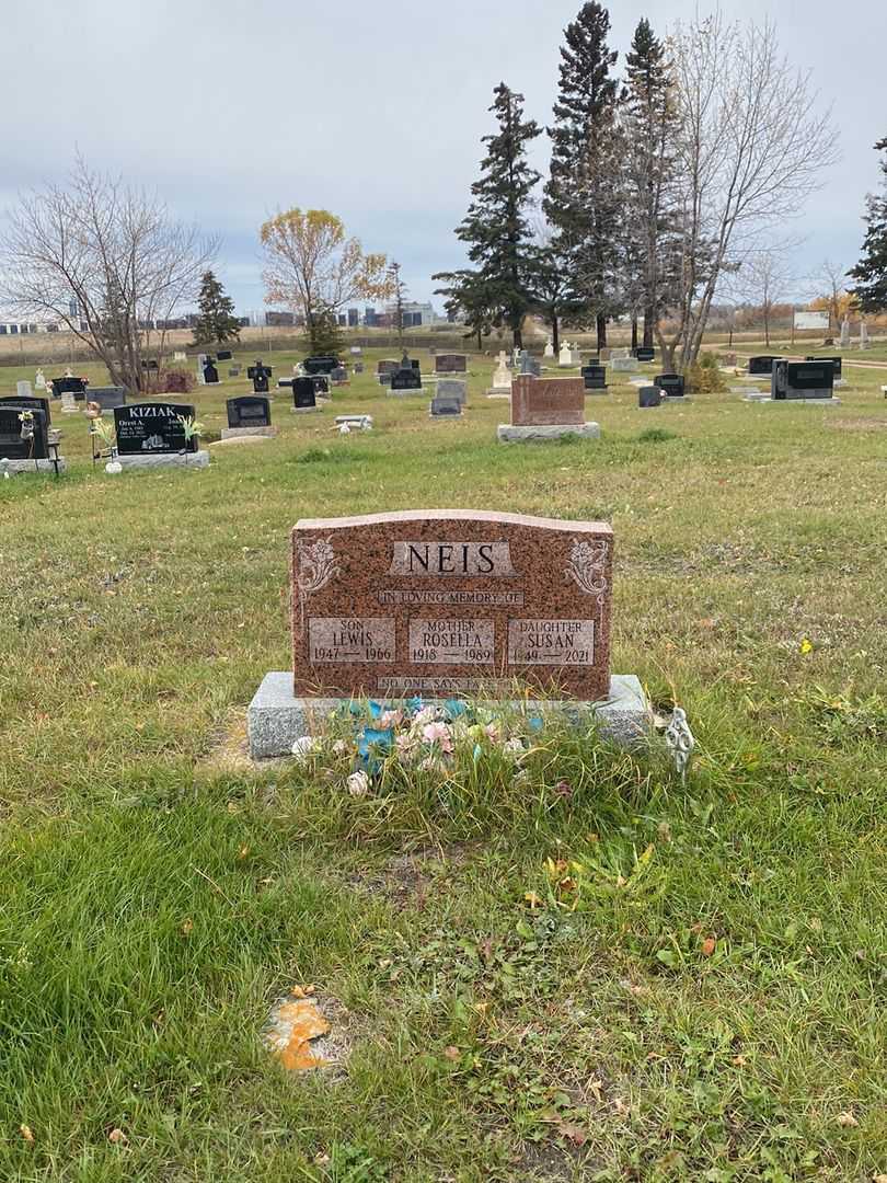 Susan Jean Neis's grave. Photo 2