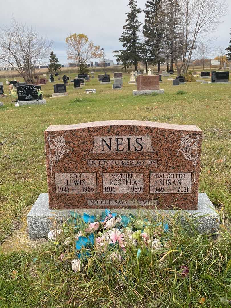 Susan Jean Neis's grave. Photo 1