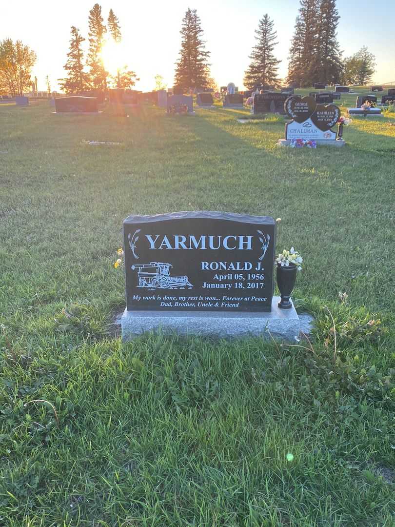 Ronald John Yarmuch's grave. Photo 1