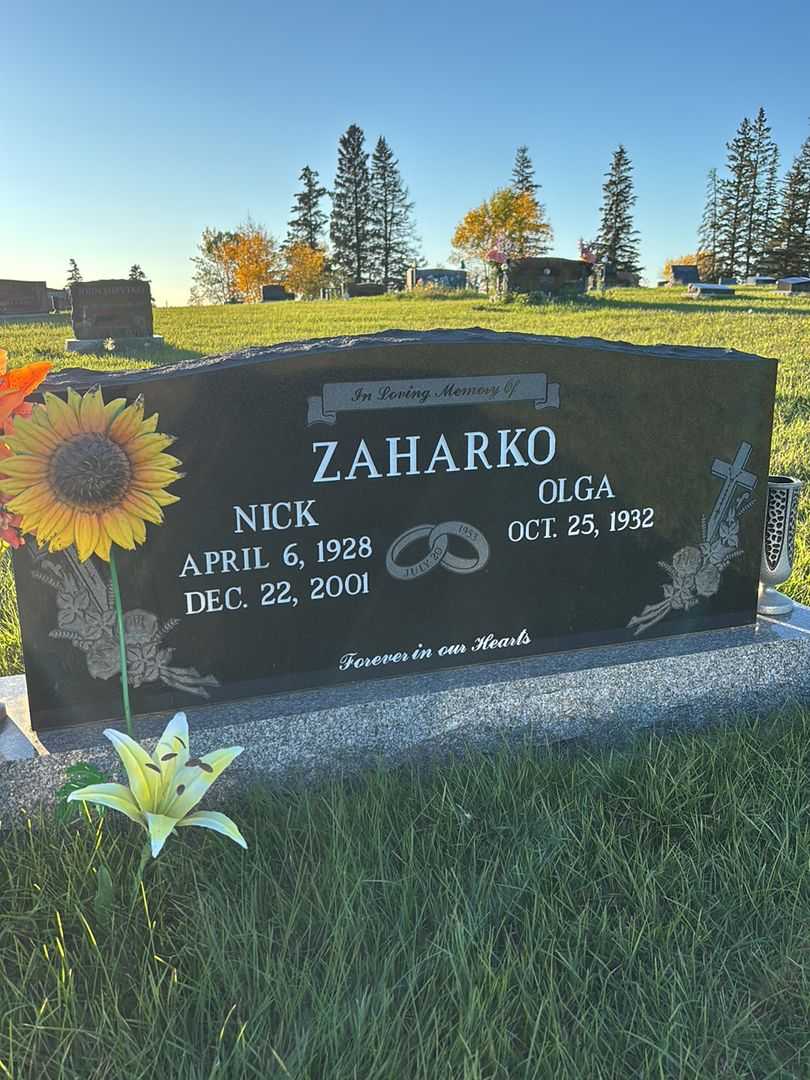 Nick Zaharko's grave. Photo 1