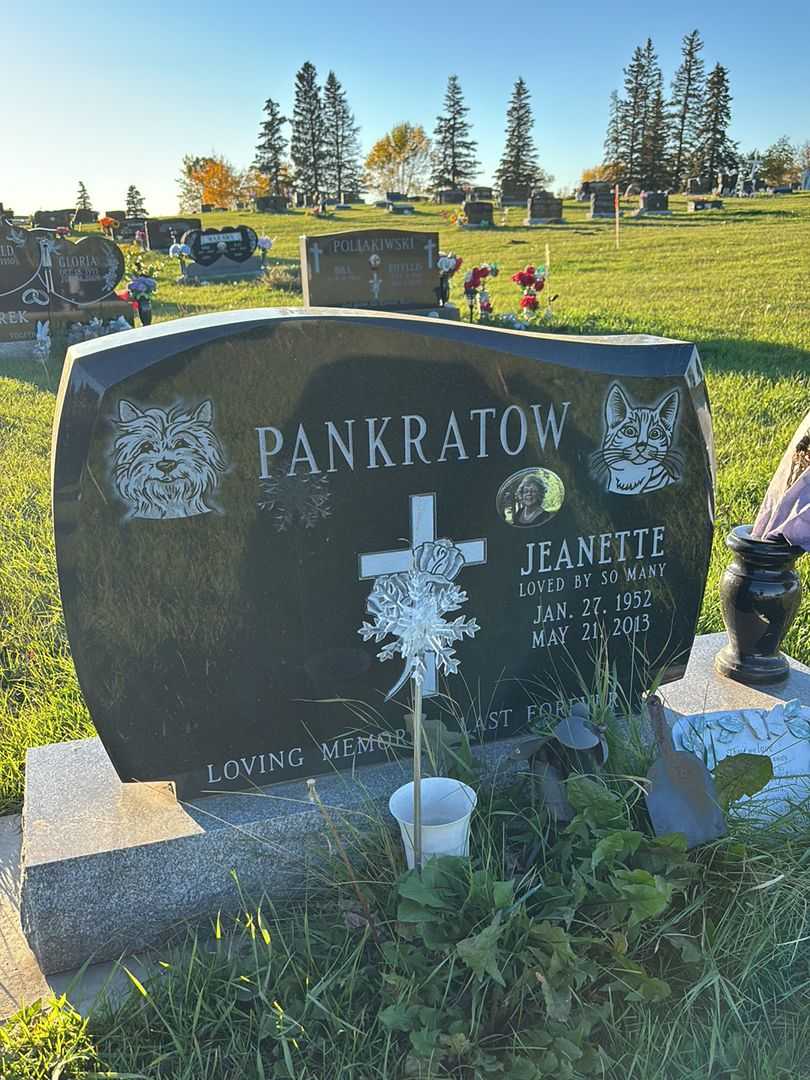 Jeanette Rose Pankratow's grave. Photo 1
