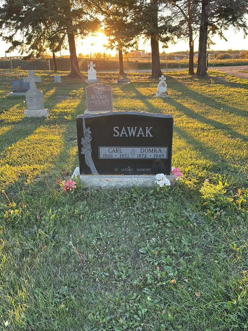 Domka Sawak's grave. Photo 2