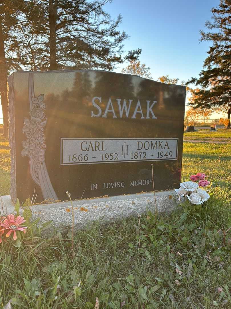 Domka Sawak's grave. Photo 1