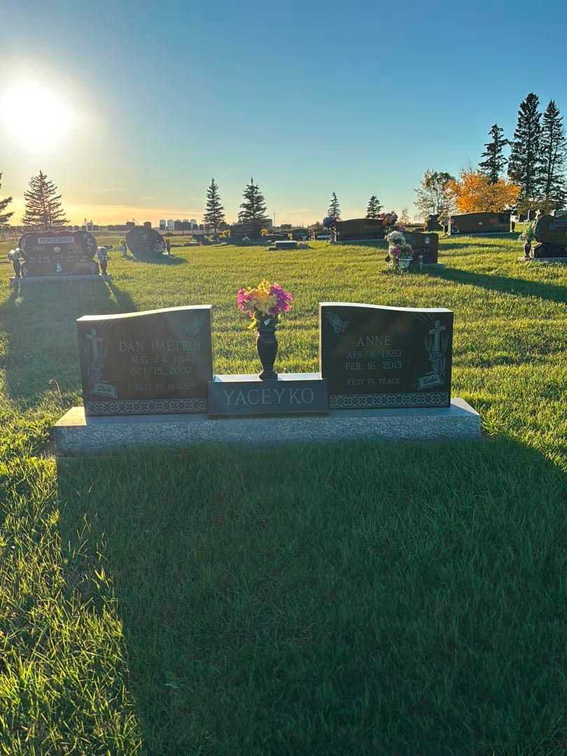 Dan "Metro" Yaceyko's grave. Photo 2