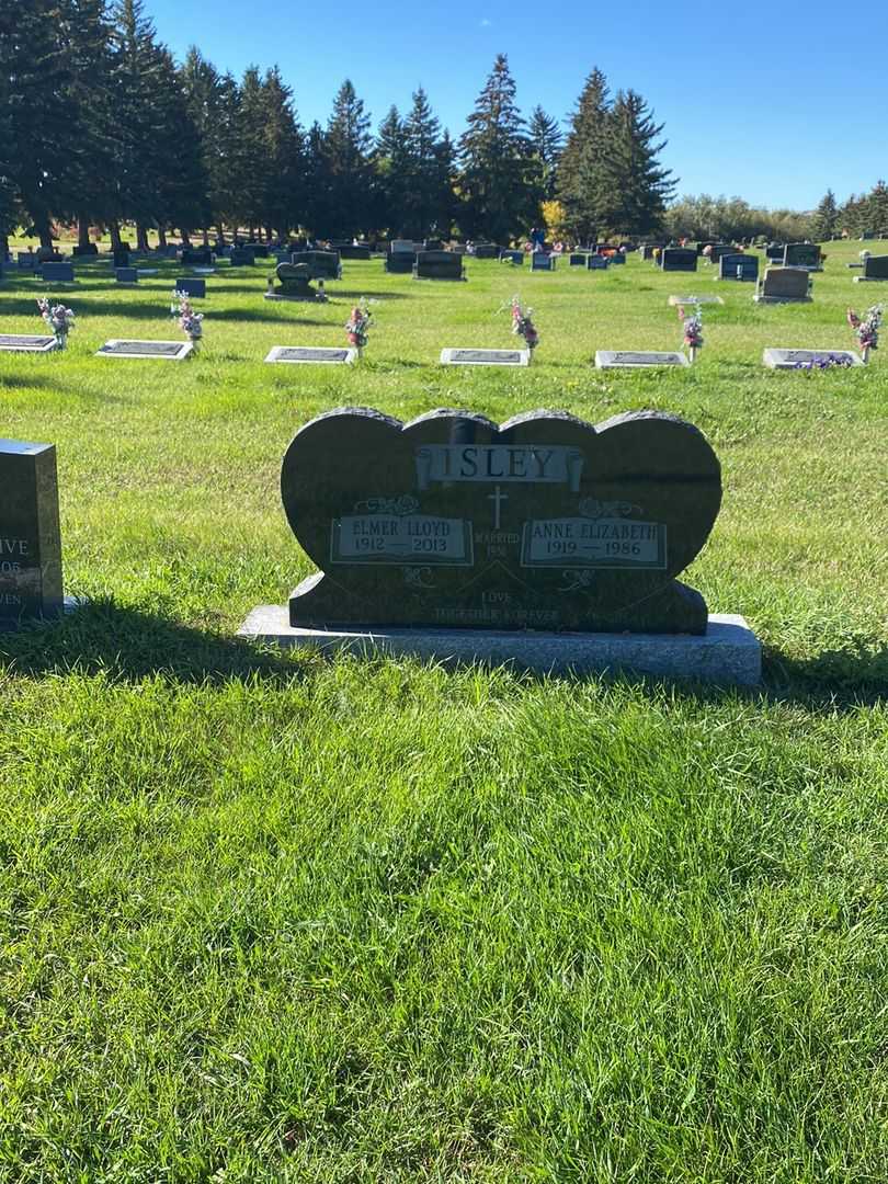 Anne Elizabeth Isley's grave. Photo 2