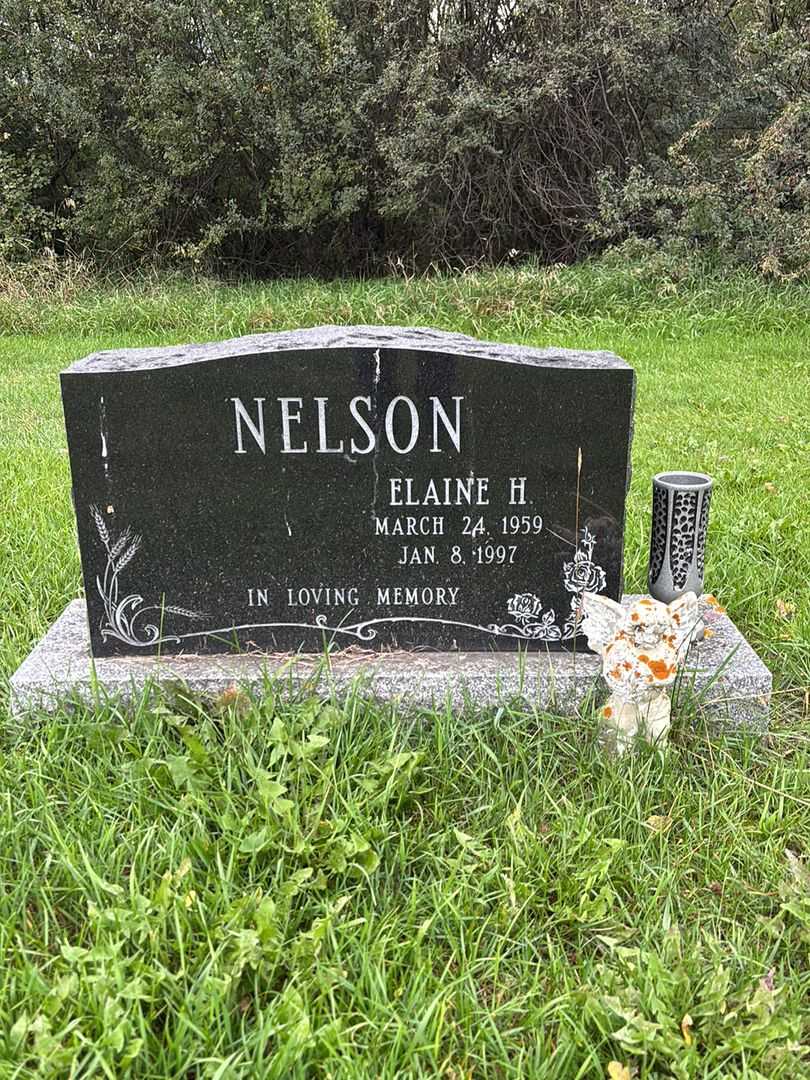 Elaine Helen Nelson's grave. Photo 1