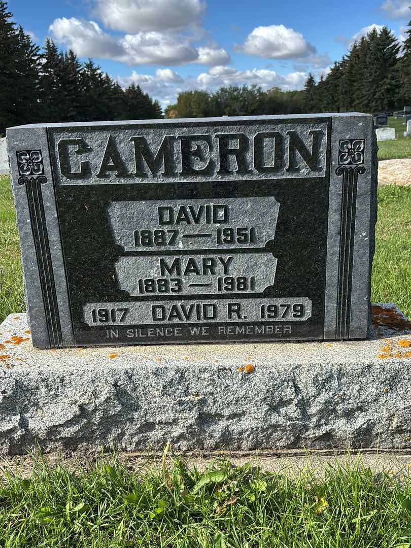 David Ross Cameron's grave. Photo 1