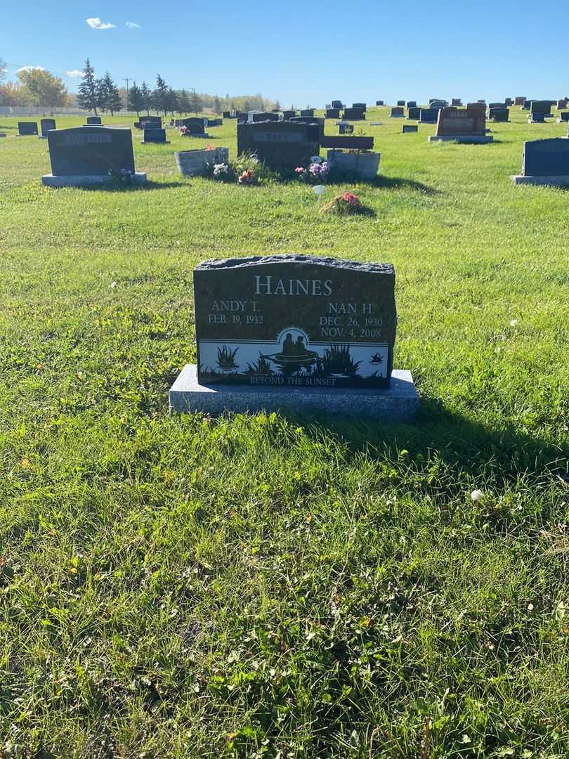 Nan Hariet Haines's grave. Photo 2