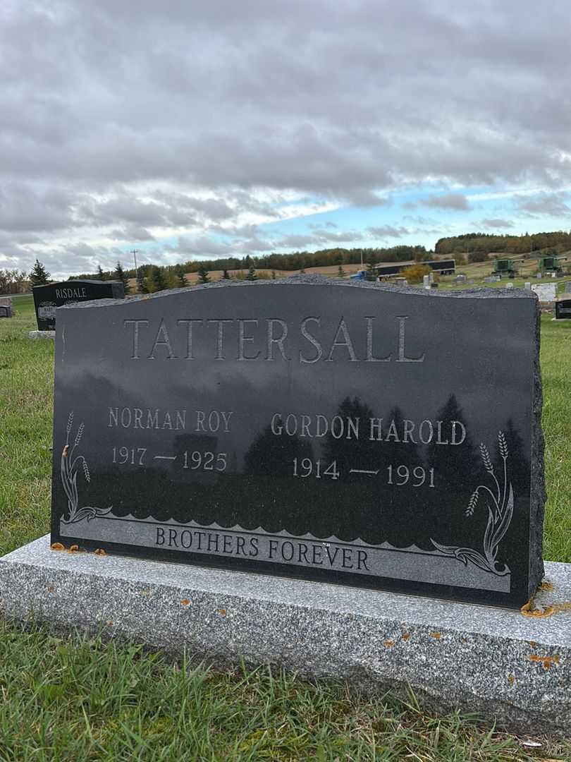 Norman Roy Tattersall's grave. Photo 1