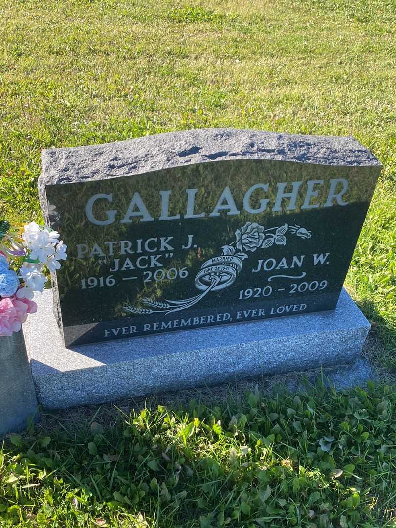 Patrick John "Jack" Gallagher's grave. Photo 1