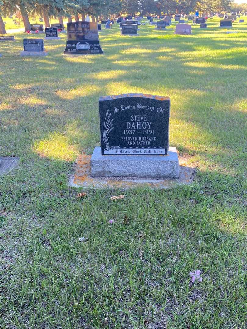 Steve David Dahoy's grave. Photo 2