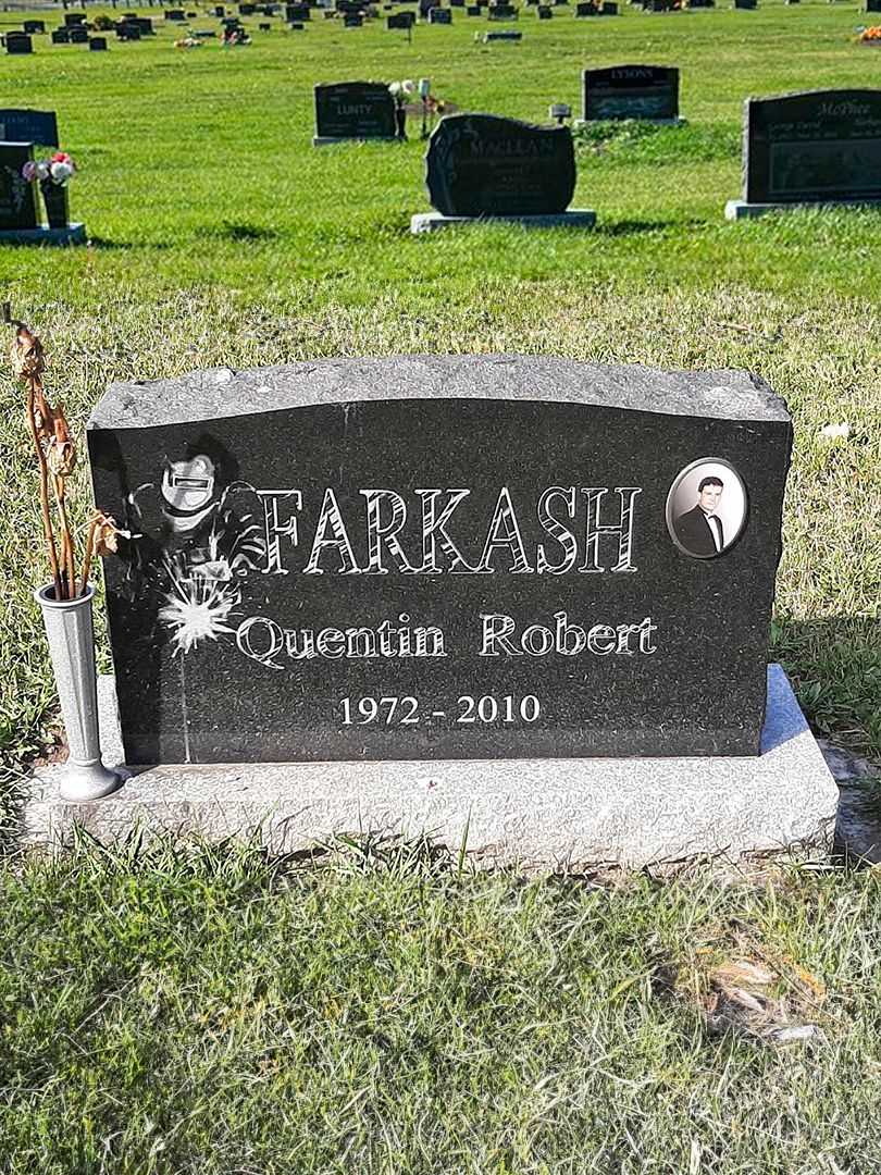Quentin Robert Farkash's grave. Photo 1