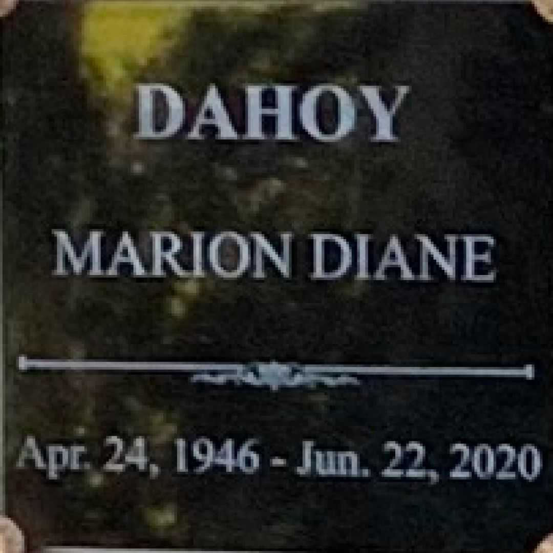 Marion Diane Dahoy's grave