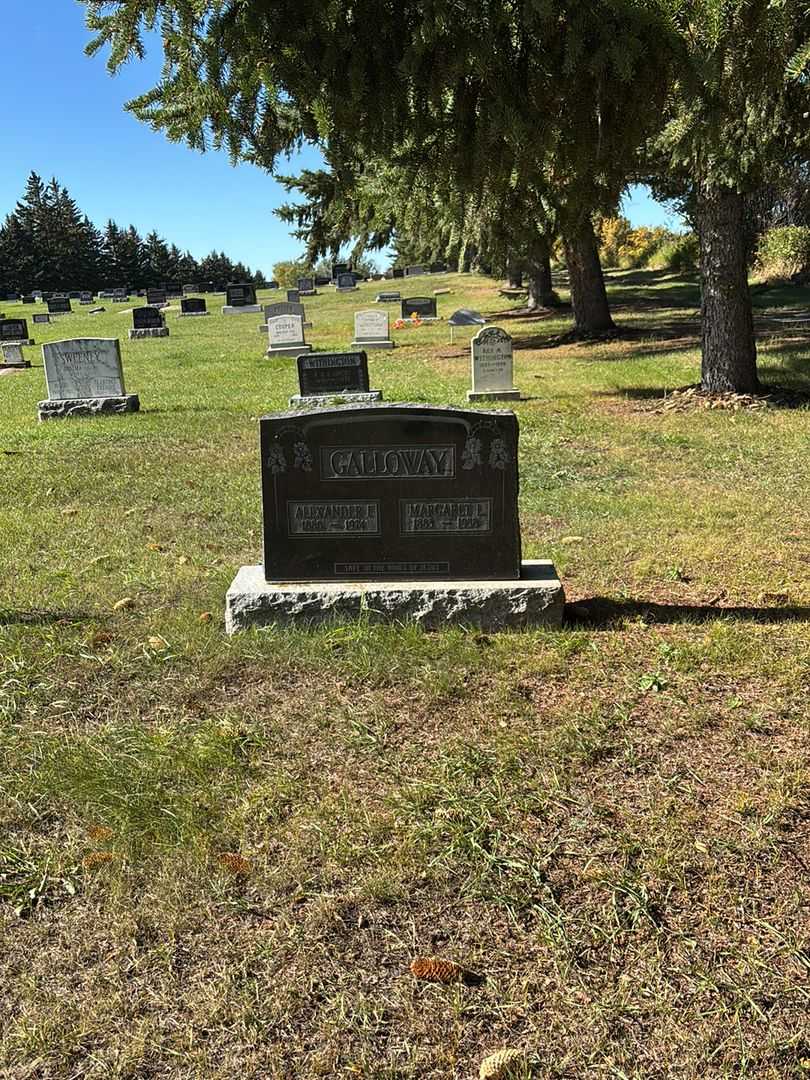 Margaret Lambert Galloway's grave. Photo 2