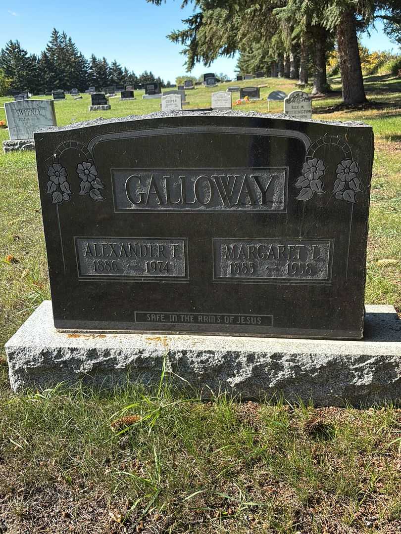 Margaret Lambert Galloway's grave. Photo 1
