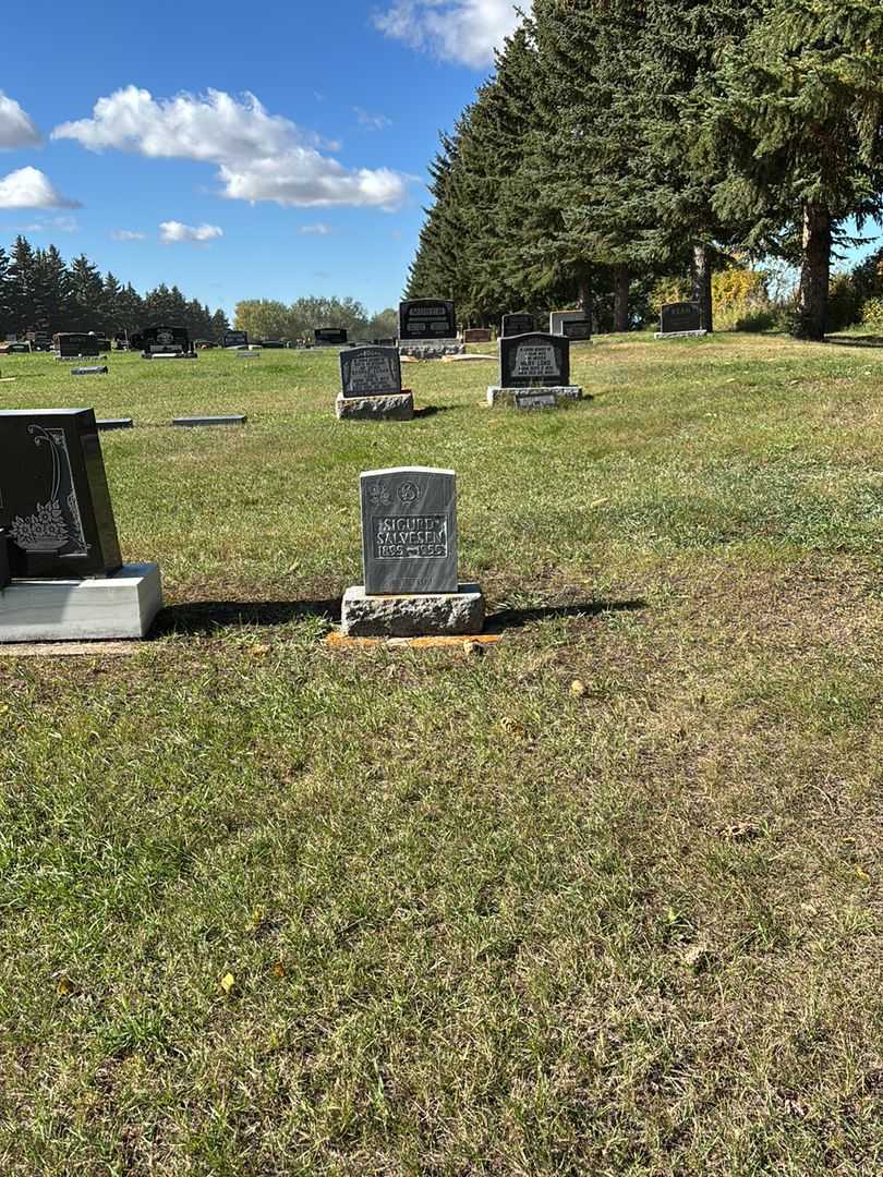 Sigurd Salvesen's grave. Photo 2
