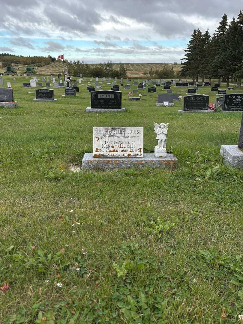 Ellen Louise Isley's grave. Photo 2