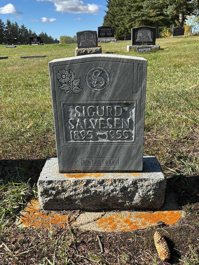 Sigurd Salvesen's grave. Photo 1