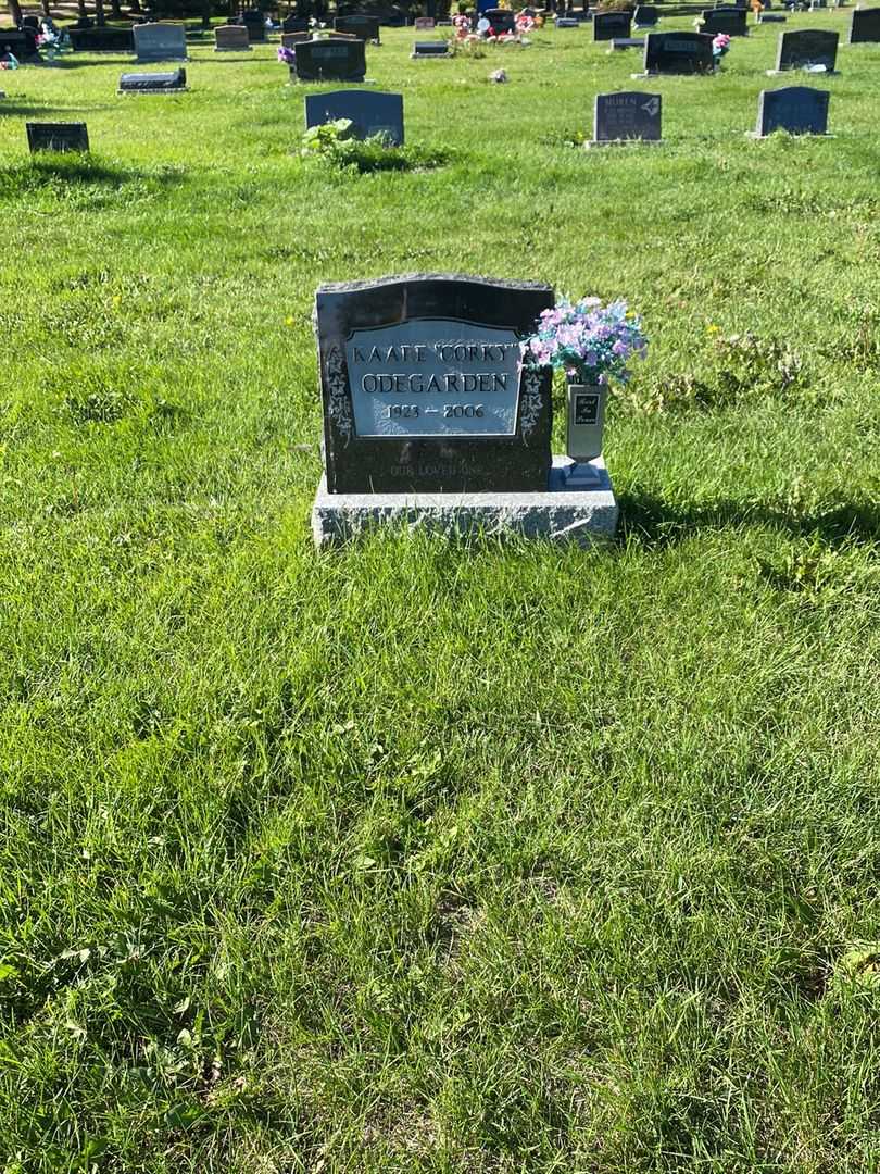 Kaare "Corky" Odegarden's grave. Photo 2