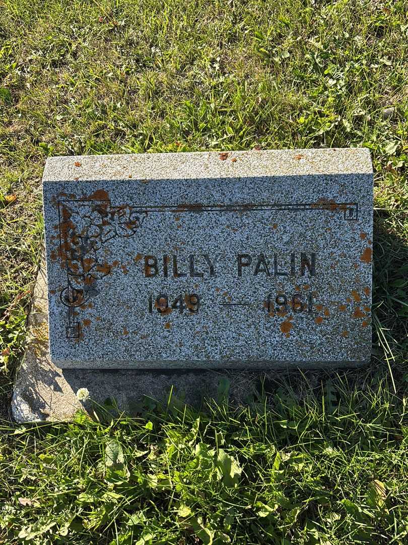 William R. "Billy" Palin's grave. Photo 1