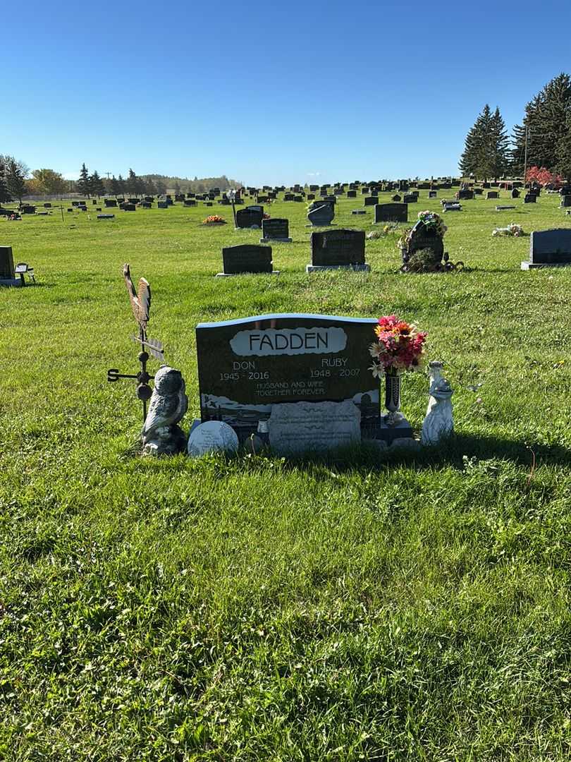 Ruby Roberta Fadden's grave. Photo 2