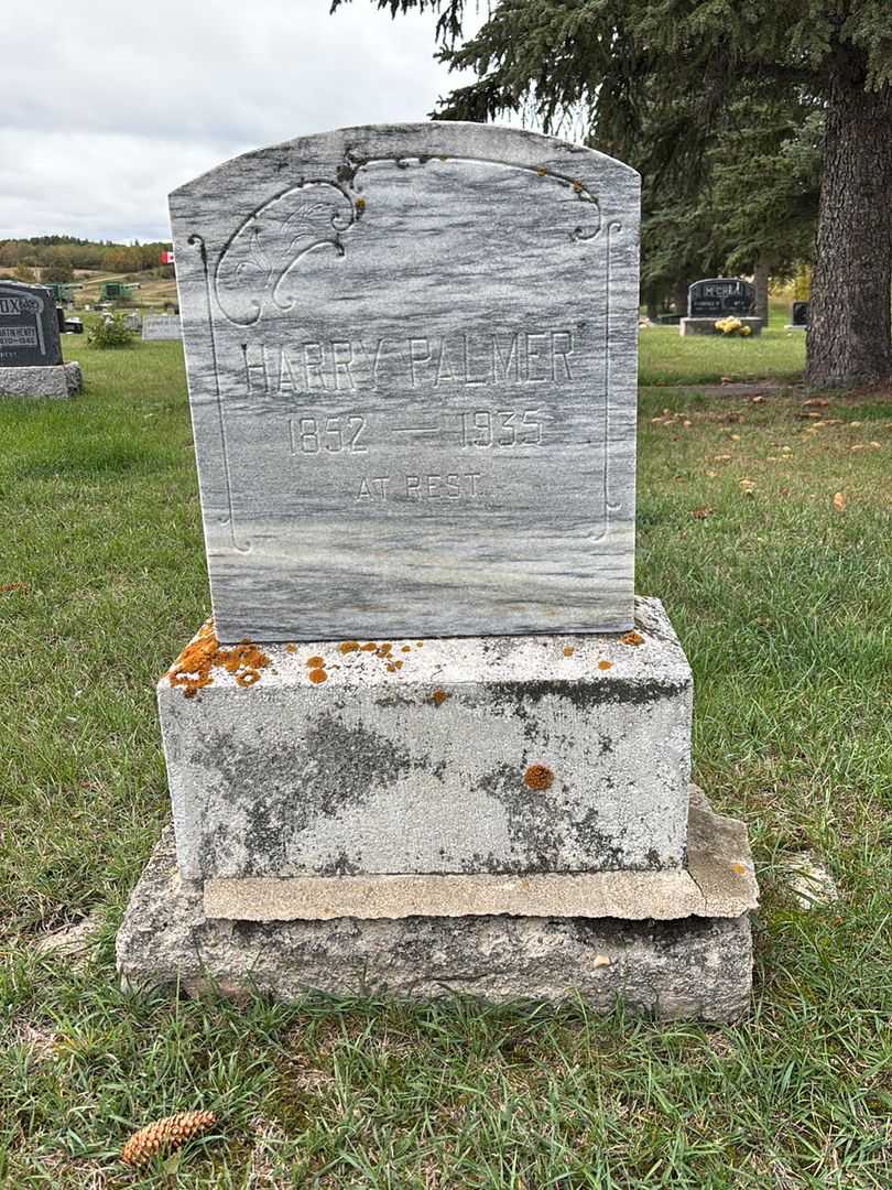 Harry Palmer's grave. Photo 1