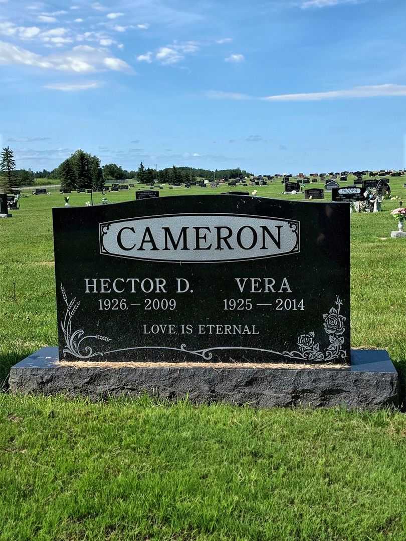 Hector Donald Cameron's grave. Photo 1