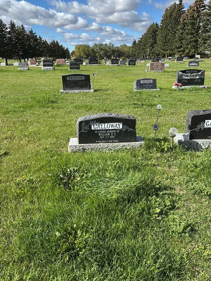 William P. C. Galloway's grave. Photo 2