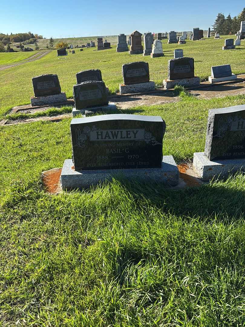 Basil George Hawley's grave. Photo 2