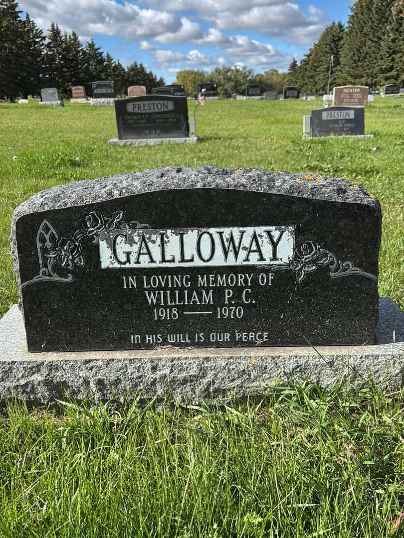 William P. C. Galloway's grave. Photo 1