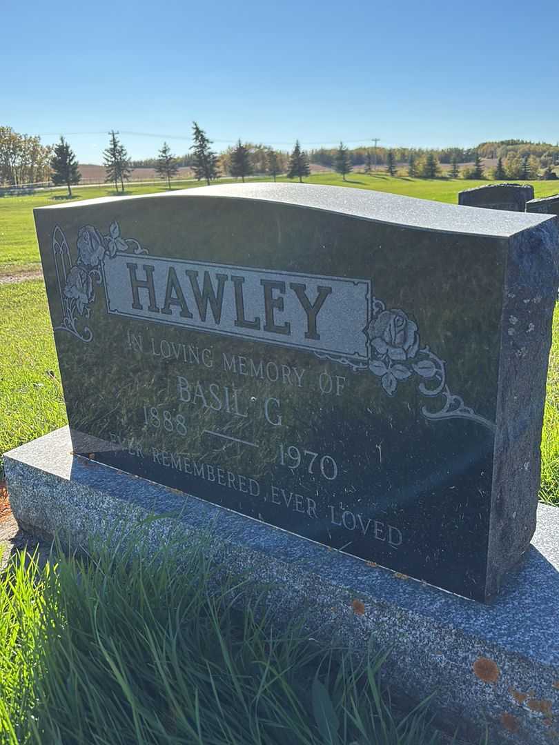 Basil George Hawley's grave. Photo 3