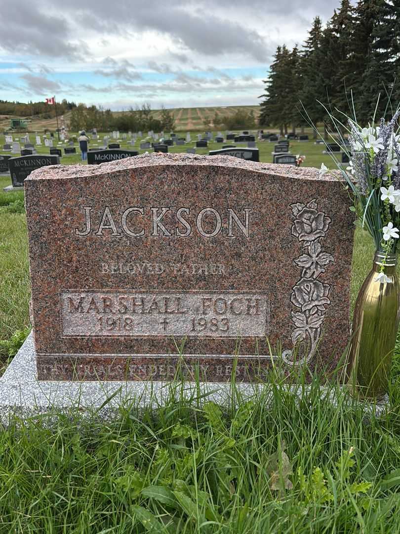 Marshall Foch Jackson's grave. Photo 1