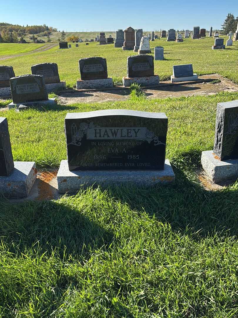 Eva Anne Hawley's grave. Photo 2
