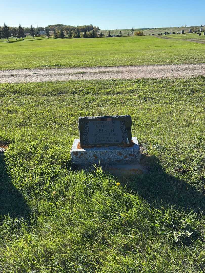 Alma V. "Babe" Nelson's grave. Photo 2